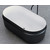 Ванна отдельностоящая Kolpa-San Boul FS 165x85 см, белый/черный фото 