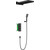 Душевая система для душа с термостатом Timo Petruma SX-5039/03SM, черный матовый фото 