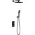 Душевая система для душа с термостатом Timo Petruma SX-5059/03SM, черный матовый фото 
