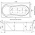 Ванна акриловая Aquanet Grenada 180х90 см 203973 фото 12