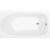Ванна акриловая Aquanet West 130х70 см 204051, Размер - мм: 1300х700 -  Ванна акриловая Aquanet West 130х70 см 204051, Размер - мм: 1300х700 фото