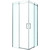 Душевое ограждение Berges Wasserhaus Melita 80х80 см 061023, хром/прозрачное фото 