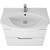 Тумба напольная с раковиной Dreja Laguna Plus 75 см 99.0106, белый глянец (раковина Лагуна) фото 6