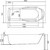 Ванна акриловая Cersanit Santana 160x70 см, Размер - мм: 1600х700 - 10 Ванна акриловая Cersanit Santana 160x70 см, Размер - мм: 1600х700 фото 10
