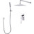 Душевая система для душа Lemark Allegro LM5929CW, хром/белый -  Душевая система для душа Lemark Allegro LM5929CW, хром/белый фото