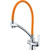 Смеситель для кухни Lemark Comfort LM3070C-Orange, хром/оранжевый фото 