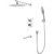 Душевая система для ванны Lemark Melange LM4922CW, хром/белый -  Душевая система для ванны Lemark Melange LM4922CW, хром/белый фото
