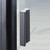 Душевая дверь WasserKraft Elbe 100 см 74P12, черный/прозрачное фото 6