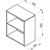 Шкаф подвесной открытый Ravak SB Natural 45 см X000001055, белый фото 5