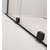 Душевая перегородка Radaway Furo Black Walk-in 80x200 см 10106438-54-01L (стекло 8 мм), черный/прозрачное фото 6