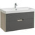 Тумба подвесная с раковиной Акватон Оливия 90 см 1A254401OLUG0, серый/дуб ойстер фото 