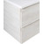 Тумба подвесная с раковиной Cezares MOLVENO-100-2C-SO-LB 100 см, Legno Bianco фото 5