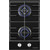 Газовая варочная поверхность Maunfeld EGHG.32.63CB/G Domino (чёрное стекло) фото 