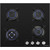 Газовая варочная поверхность Maunfeld EGHG.64.13STS-EB (чёрное стекло) -  Газовая варочная поверхность Maunfeld EGHG.64.13STS-EB (чёрное стекло) фото