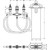 Скрытая часть Hansgrohe для смесителя на 4 отверстия 13440180 фото 2