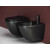 Унитаз подвесной ceramicanova Metropol Rimless CN4002MB с тонкой крышкой микролифт, черный матовый, Цвет производителя: чёрный матовый фото 11
