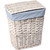 Корзина для белья WasserKraft Lippe 50 см WB-450-L, цвет белый -  Корзина для белья WasserKraft Lippe 50 см WB-450-L, цвет белый фото