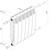 Радиатор Royal Thermo Biliner Alum 500 Bianco Traffico 480х580 мм (6 секций) фото 5