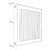 Радиатор Royal Thermo Compact C11-500-500/9016 500х500 мм - 2 Радиатор Royal Thermo Compact C11-500-500/9016 500х500 мм фото 2