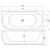 Ванна акриловая Aquanet Family Elegant B 180х80 см 260055, белый матовый фото 7