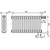 Радиатор Zehnder Charleston Retrofit 3057 670х570 мм (14 секций) нижнее подключение фото 5