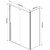 Душевое ограждение Vincea Lugano 130x90 см VSR-1L9013CLB-1 (стекло 8 мм), черный/прозрачное фото 2