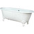 Ванна отдельностоящая Magliezza Patricia WH 168x76 см (ножки белые) фото 