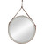 Зеркало Art&Max Milan Led 80 см  AM-Mil-800-DS-F-Brown, коричневый ремень -  Зеркало Art&Max Milan Led 80 см  AM-Mil-800-DS-F-Brown, коричневый ремень фото