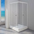 Душевое ограждение Радомир Респект 100x100 см без поддона, белый/матовое -  Душевое ограждение Радомир Респект 100x100 см без поддона, белый/матовое фото
