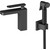 Смеситель для раковины с лейкой для биде Timo Torne 4360/03G, черный матовый фото 