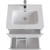 Тумба подвесная с раковиной Iddis Edifice 60 см EDI60W0i95K, белый глянец фото 6