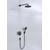 Душевая система для душа с термостатом Hansgrohe Raindance S 240 PowderRain 27959670, черный матовый фото 2