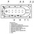 Ванна гидро-аэромассажная Aquatek Оберон 160x70 см фото 4