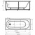 Ванна гидро-аэромассажная Aquatek Оберон 170x70 см фото 5
