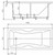 Ванна гидромассажная Aquatek Феникс 150x75 см модель 2 фото 7
