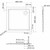 Поддон SMC WasserKraft Salm 90x90 см 27T03 фото 2