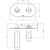 Смеситель для раковины настенный Bossini Apice Z00549.030 фото 4