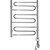 Полотенцесушитель электрический Domoterm Офелия П9 500х700 мм ER фото 
