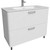 Тумба напольная с раковиной Iddis Brick 100 см BRI10WFi95K, белый глянец фото 