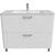 Тумба напольная с раковиной Iddis Brick 100 см BRI10WFi95K, белый глянец фото 10
