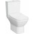 Унитаз-компакт безободковый VitrA Integra Square Open-Back 9833B003-7205 с тонкой крышкой микролифт фото 