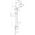 Душевая стойка Aquanet Practic R AF100-70-R-C 243318 - 2 Душевая стойка Aquanet Practic R AF100-70-R-C 243318 фото 2