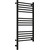 Полотенцесушитель электрический Сунержа Богема 3.0 П14 800x400 мм (прямая перемычка) 31-5804-8040 L, чёрный матовый фото 
