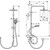 Душевая стойка Hansgrohe Vernis Blend Showerpipe 200 1jet Reno 26272000 - 3 Душевая стойка Hansgrohe Vernis Blend Showerpipe 200 1jet Reno 26272000 фото 3