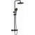 Душевая стойка с термостатом Vitra AquaHeat Bliss 240 2F A4720536EXP, черный матовый -  Душевая стойка с термостатом Vitra AquaHeat Bliss 240 2F A4720536EXP, черный матовый фото