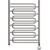 Полотенцесушитель электрический Point П17 500x800 мм PN01158SE (возможность скрытого подключения) фото 