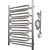 Полотенцесушитель электрический Point П17 500x800 мм PN01158SE (возможность скрытого подключения) фото 3