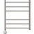 Полотенцесушитель электрический с полкой Point П5 500x600 мм PN10156PE (возможность скрытого подключения) фото 3