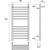 Полотенцесушитель электрический с полкой Point П11 500x800 мм PN10158SPE (возможность скрытого подключения) фото 4