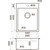 Мойка кухонная Omoikiri Amadare 39-IN (4997028) 1 мм, Цвет производителя: нержавеющая сталь фото 2